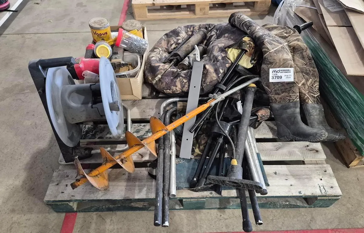 Pallet of Assorted Hunting Supplies and Tools
UNRESERVED