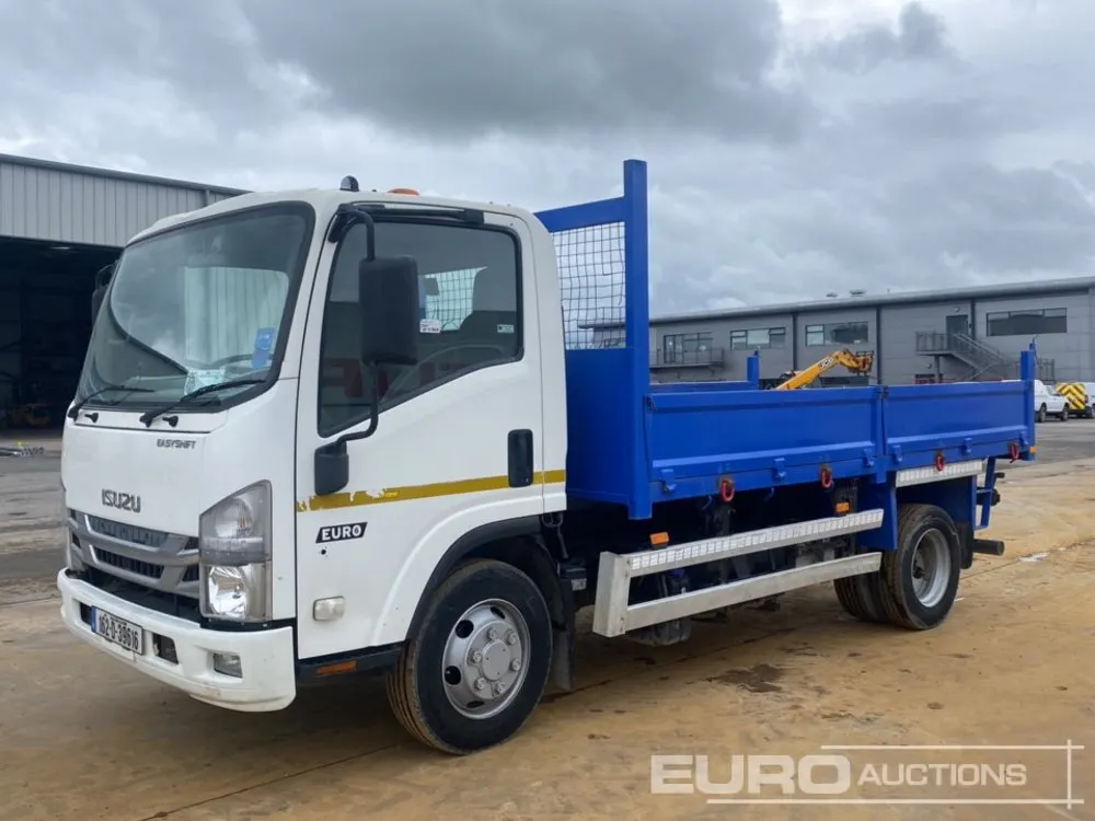 2016 Isuzu 4x2 Dropside Tipper Lorry, Steel Body, Automatic Gearbox