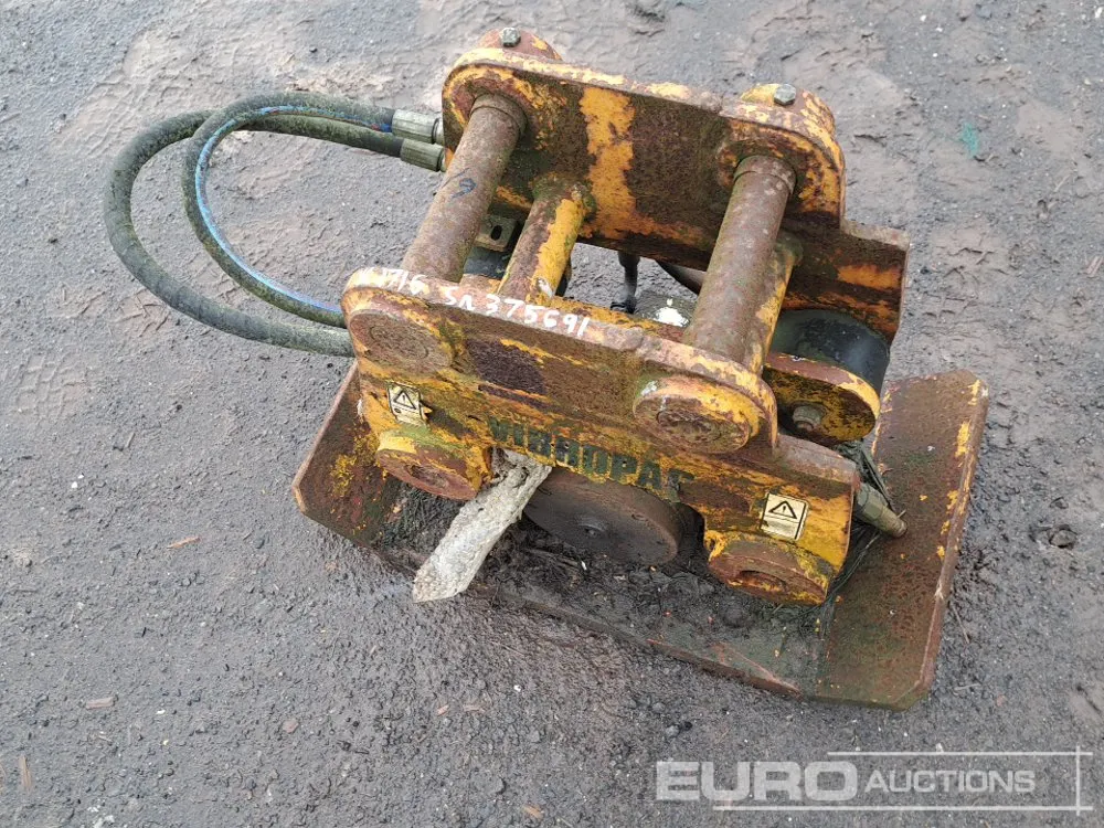 Hydraulic Compaction Plate, 50mm Pin to suit 6-8 Ton Excavator