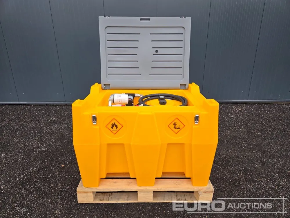 Unused TANK-UNION DTK-480 Fuel Tank, 12V Pump, 5m Hose, Digital Flow Meter, Fuel Filter