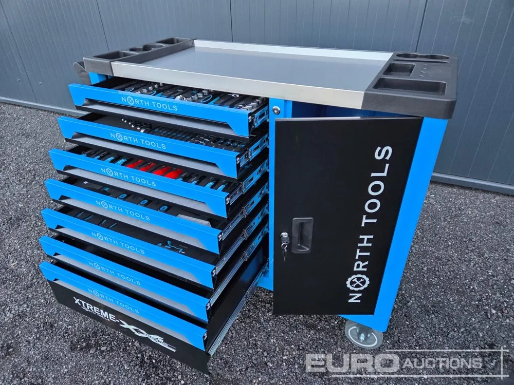 Unused NORTH-TOOLS XTREME-XXL 7 Drawer Tool Cabinet, Professional Tools