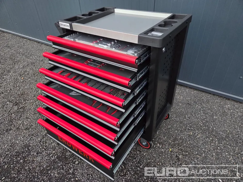 Unused Erdwerk 186 pcs Tool Trolley