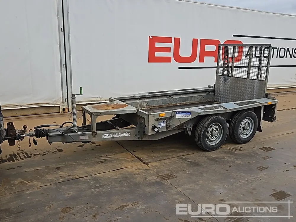Ifor Williams GX84 2.7 Ton Twin Axle Plant Trailer, Ramp