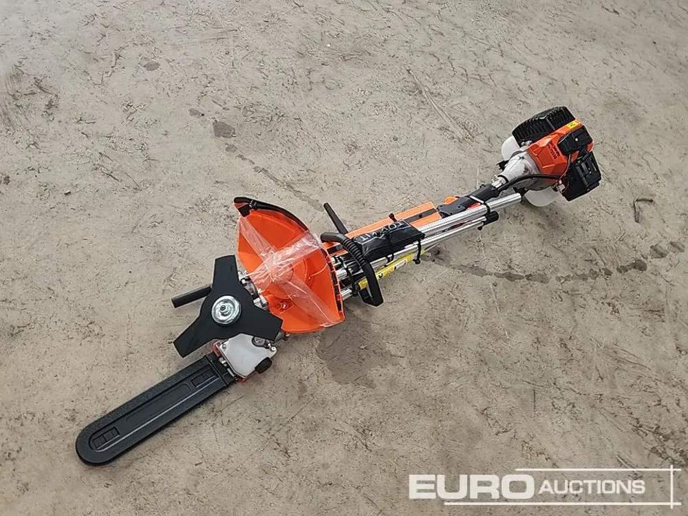 Unused Petrol Garden Multi Tool, Brush Cutter, Strimmer, Saw, Hedge Trimmers