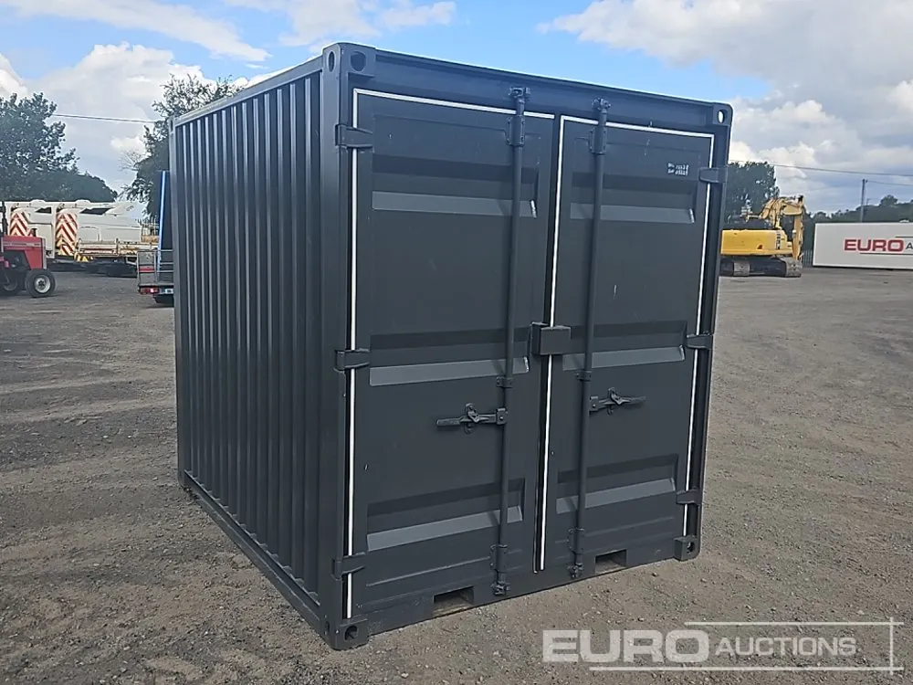 Unused 8.2' x 6.9' Storage Container, Side Door & Window (Cannot Be Reconsigned)