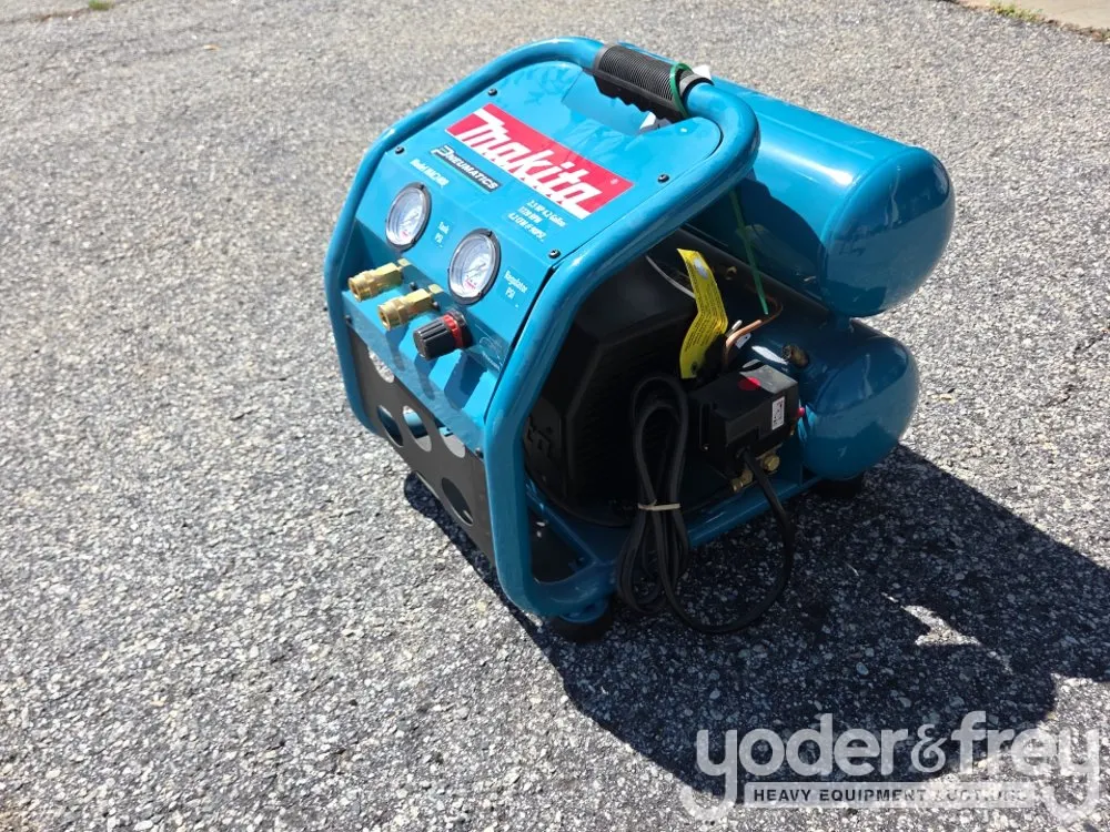 Unused Makita 2.5 HP Twin Stack Air Compressor, Quiet Series (MAC2400)