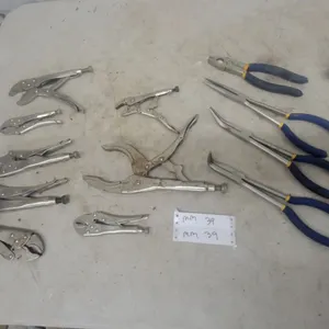 Assorted Vise-Grip and Pliers: Vise-Grip Pliers, Long-Nose Pliers