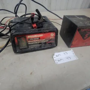 MotoMaster Manual Battery Charger 6/12V and Torcan Charger 5 Amp