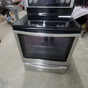 Whirlpool Stainless Steel Stove with Glass Cooktop and Digital Controls