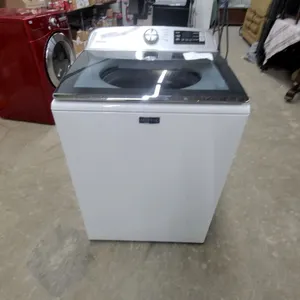 Maytag Washer with Glass Top, Stainless Tub, Power Wash, and Hoses
