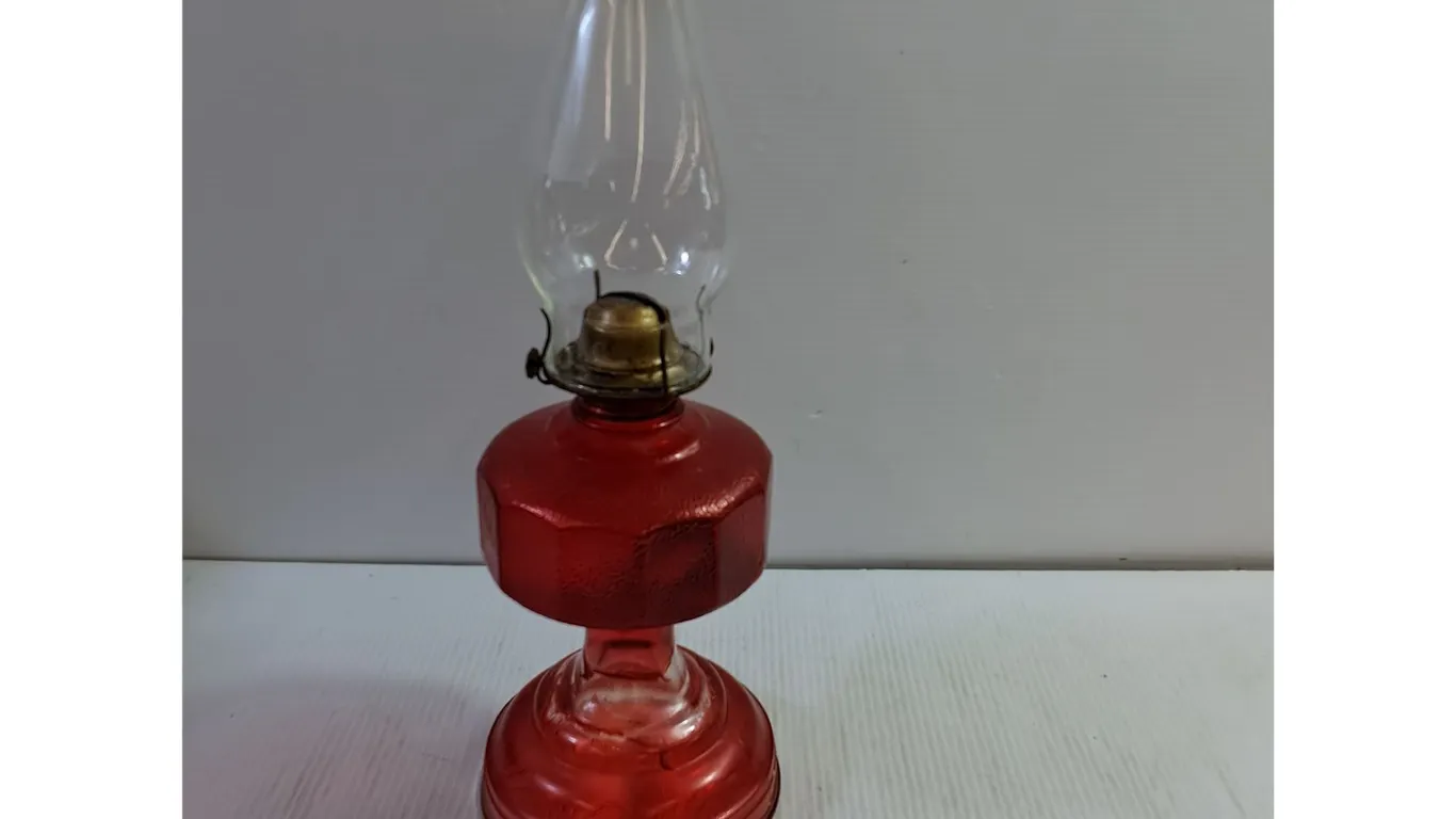 Vintage Oil Lamp 18.5"