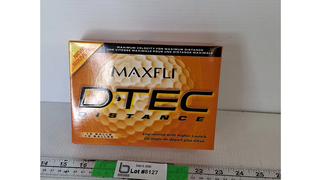 (9) D-tec Maxfli Golf Balls