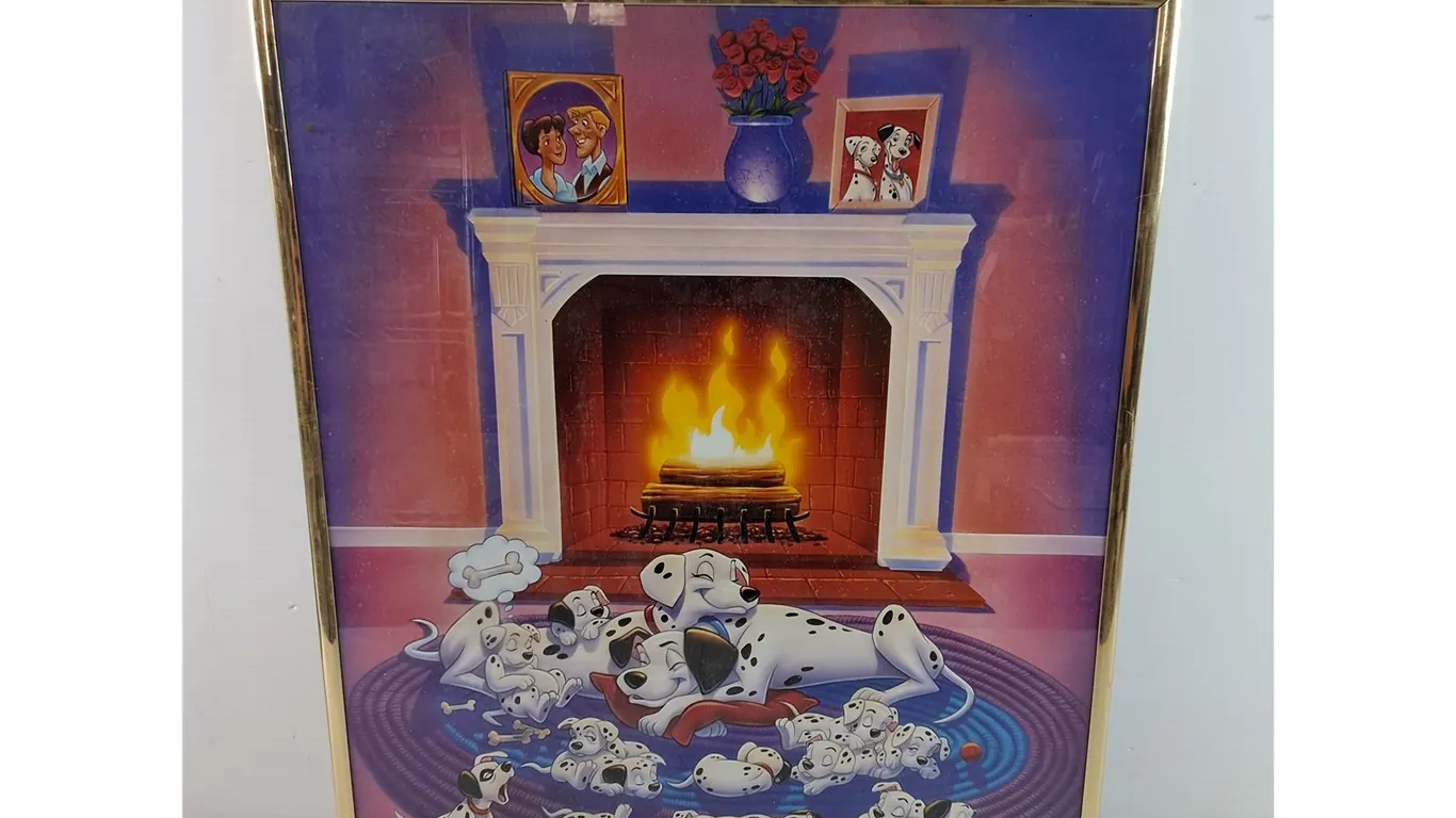 Walt Disney 101 Dalmations Framed Picture