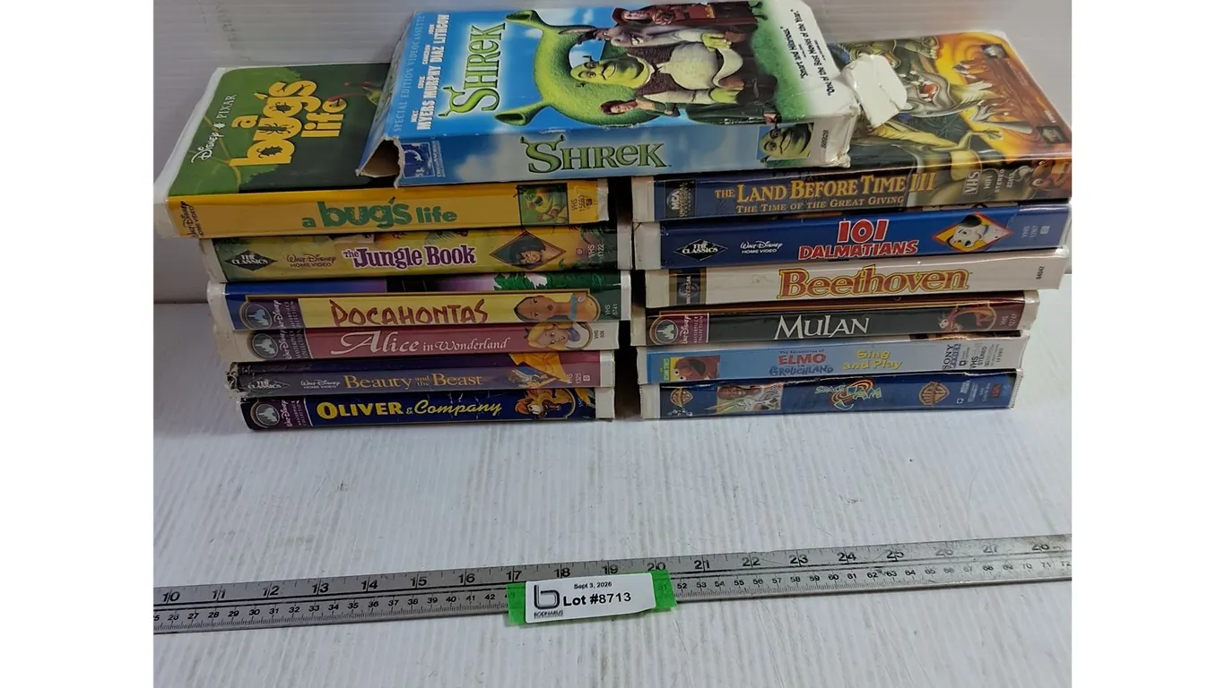 (15) Assorted VHS Tapes
