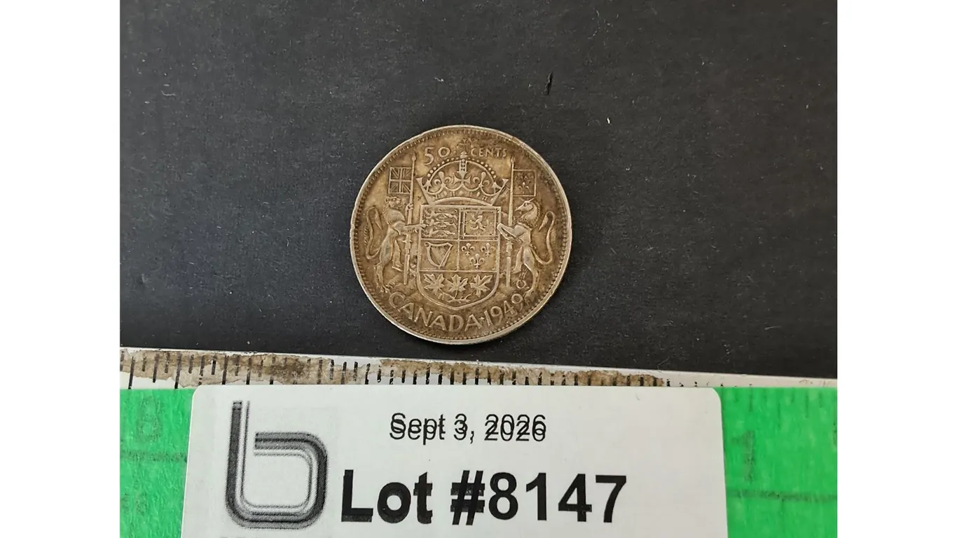 Canadian 50 Cent Coin- 1949