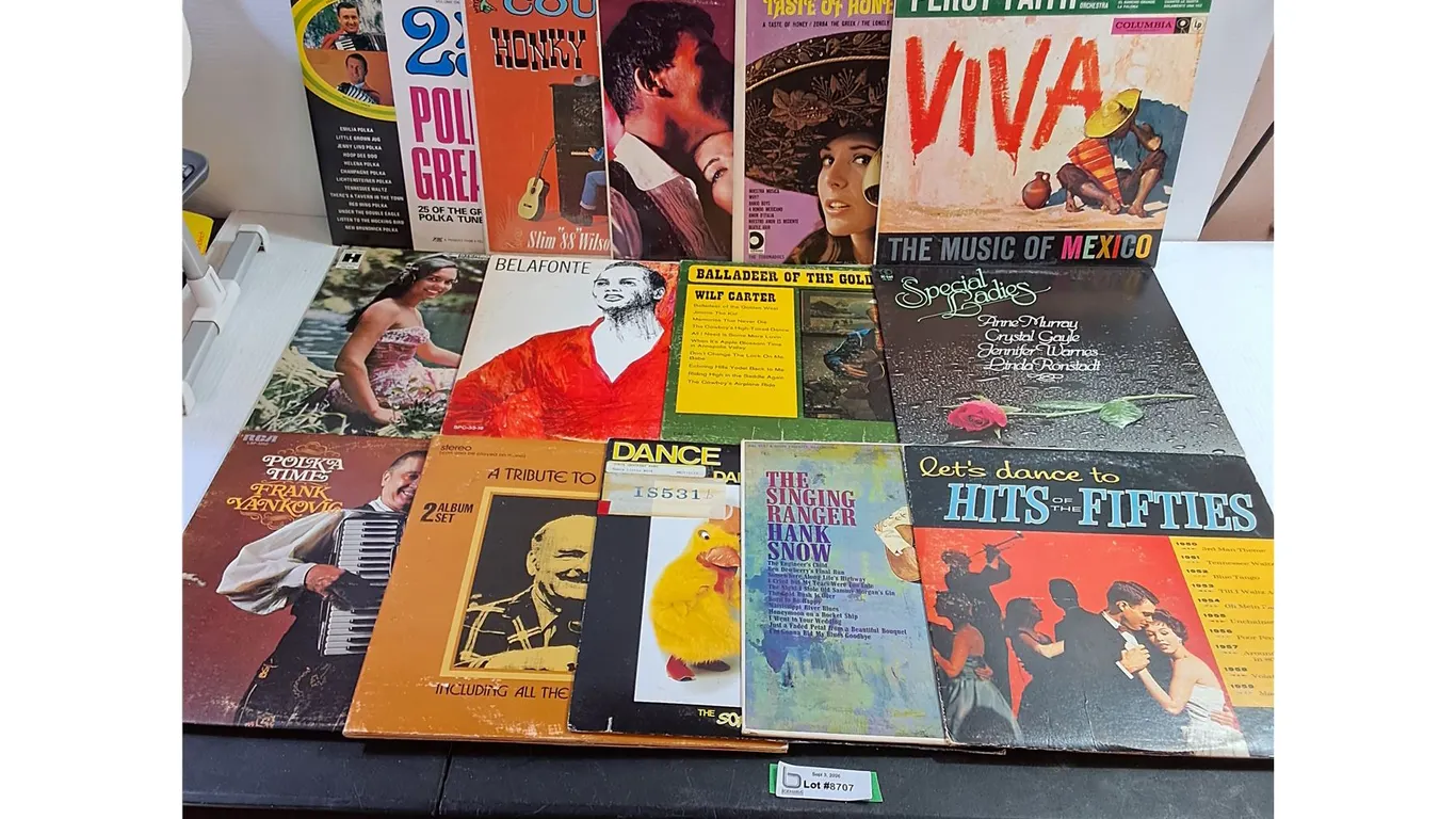 (15) Assorted Vinyl Records