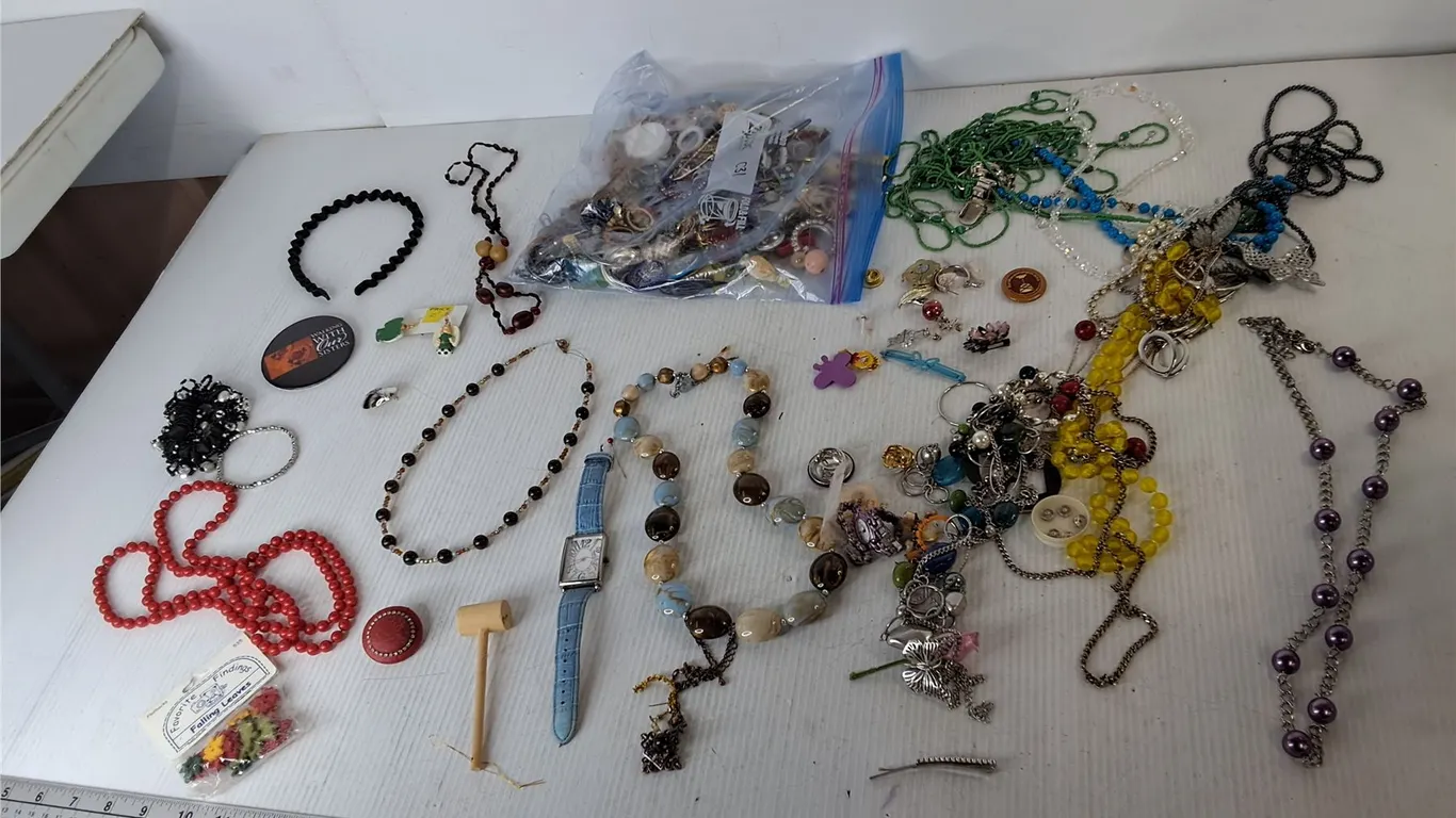 Bag of Women's Jewelry- As Is