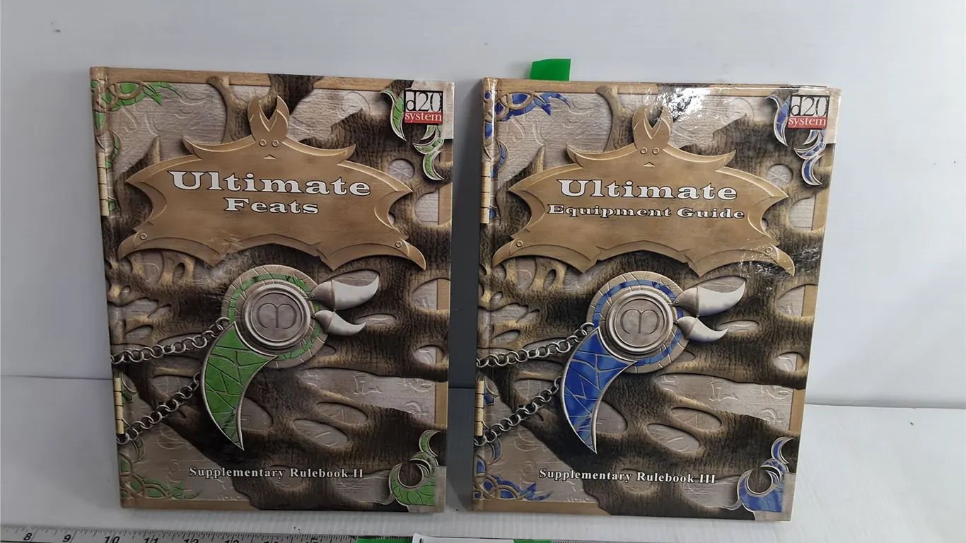 (2) d20 Supplementary Gaming Rulebooks