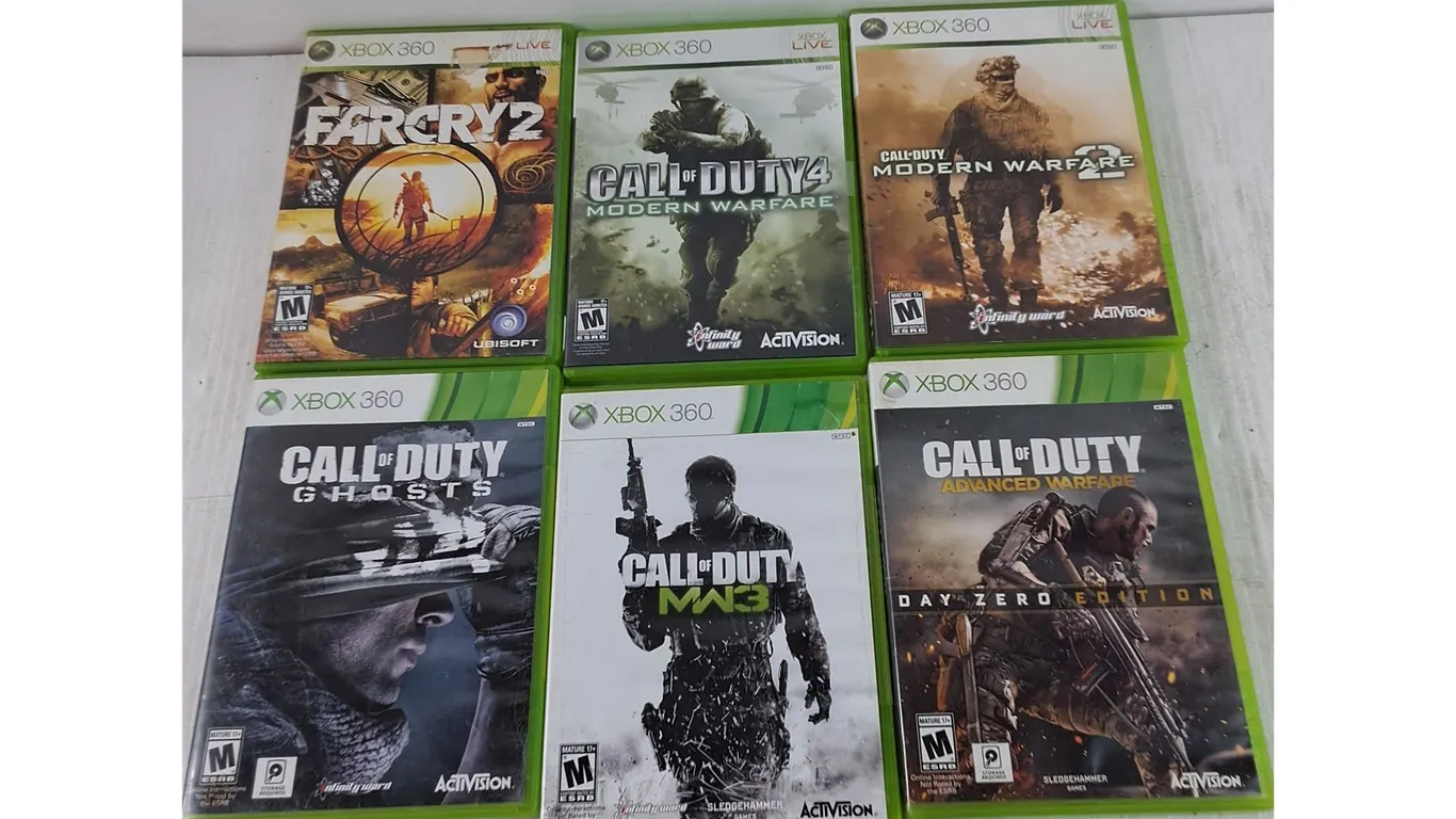 (6) XBOX 360 Games, Assorted Call of Duty Games, Far Cry 2