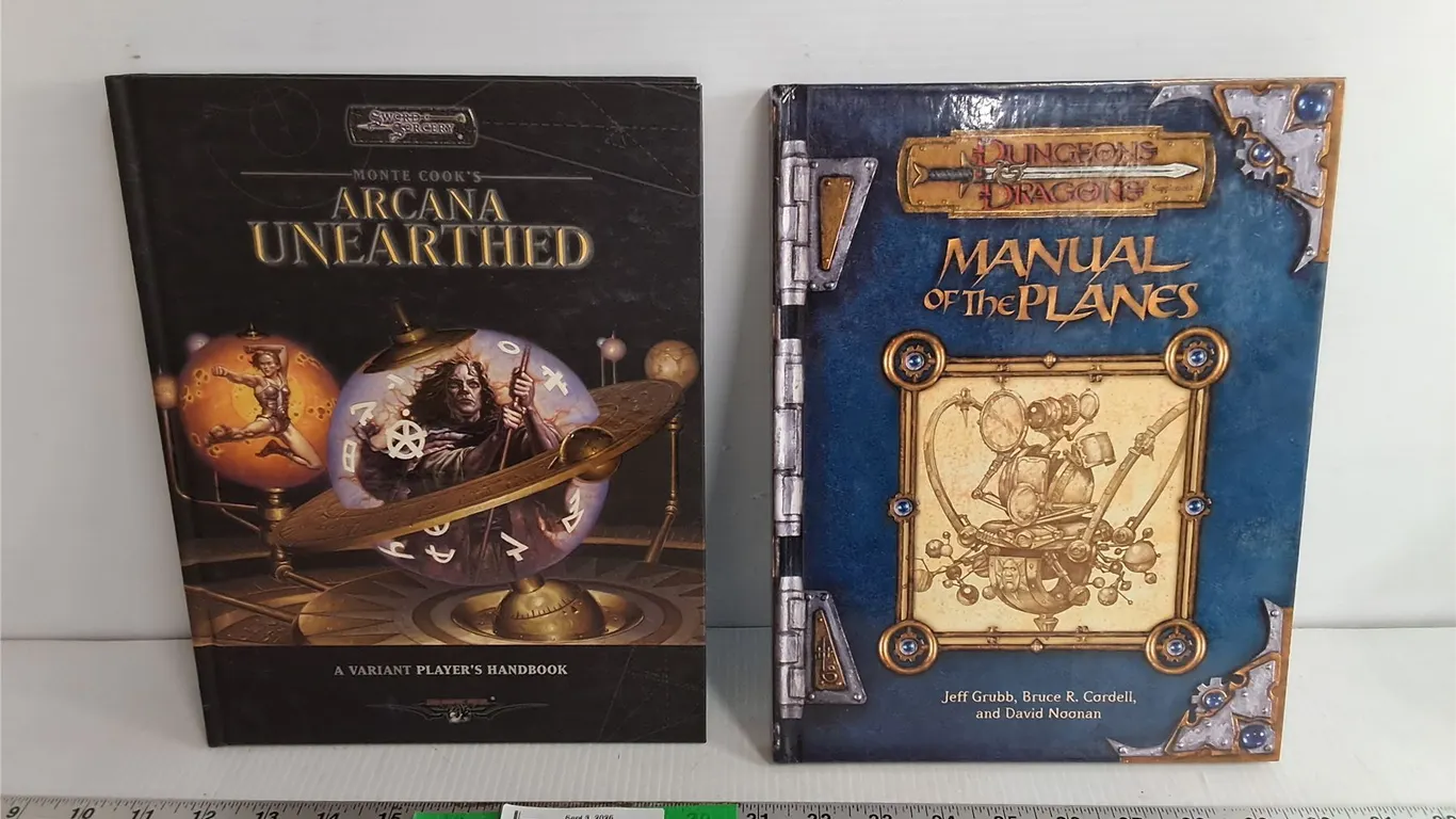 Dungeons & Dragons and Arcana Unearthed Books