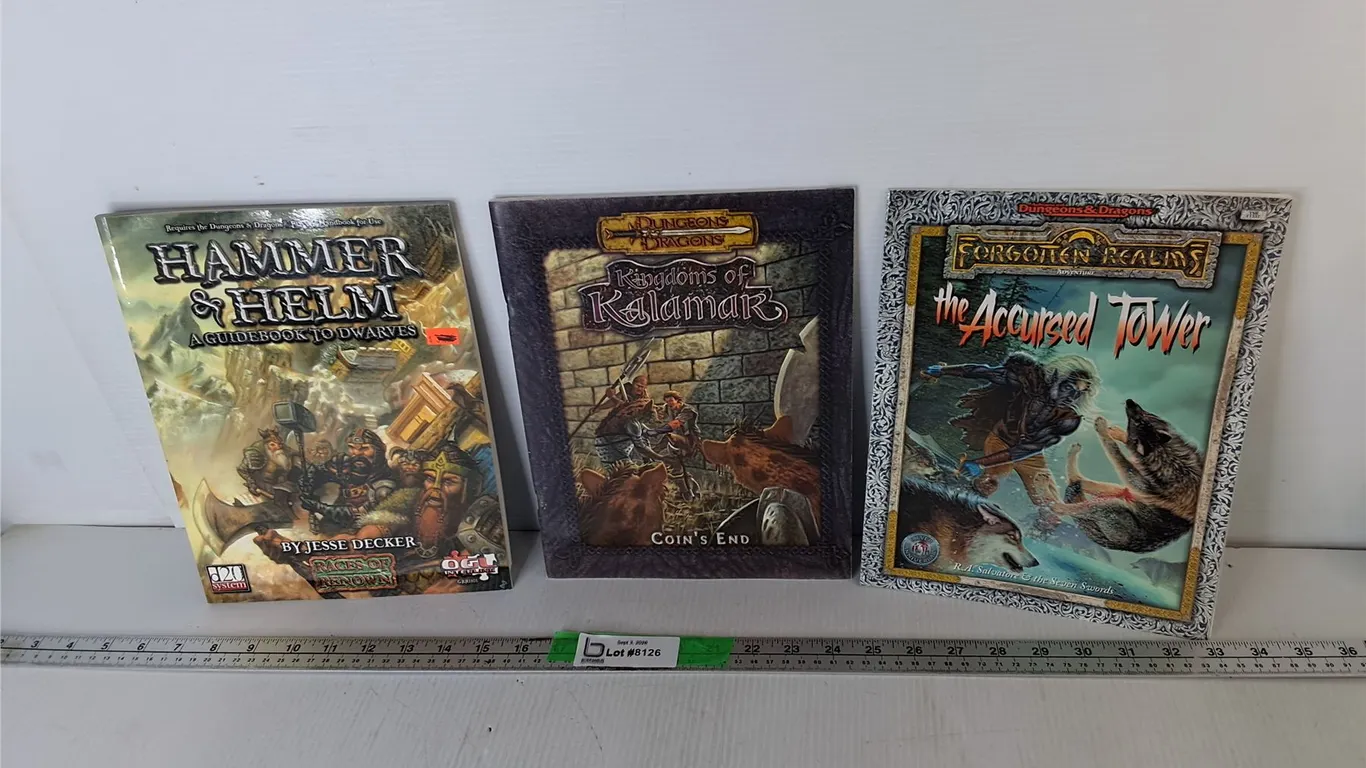 (3) Dungeons & Dragons Books