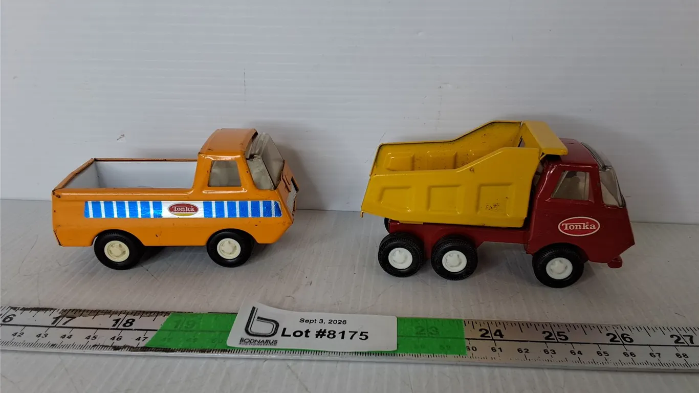 Vintage Model Tonka Pickup & Dump Trucks