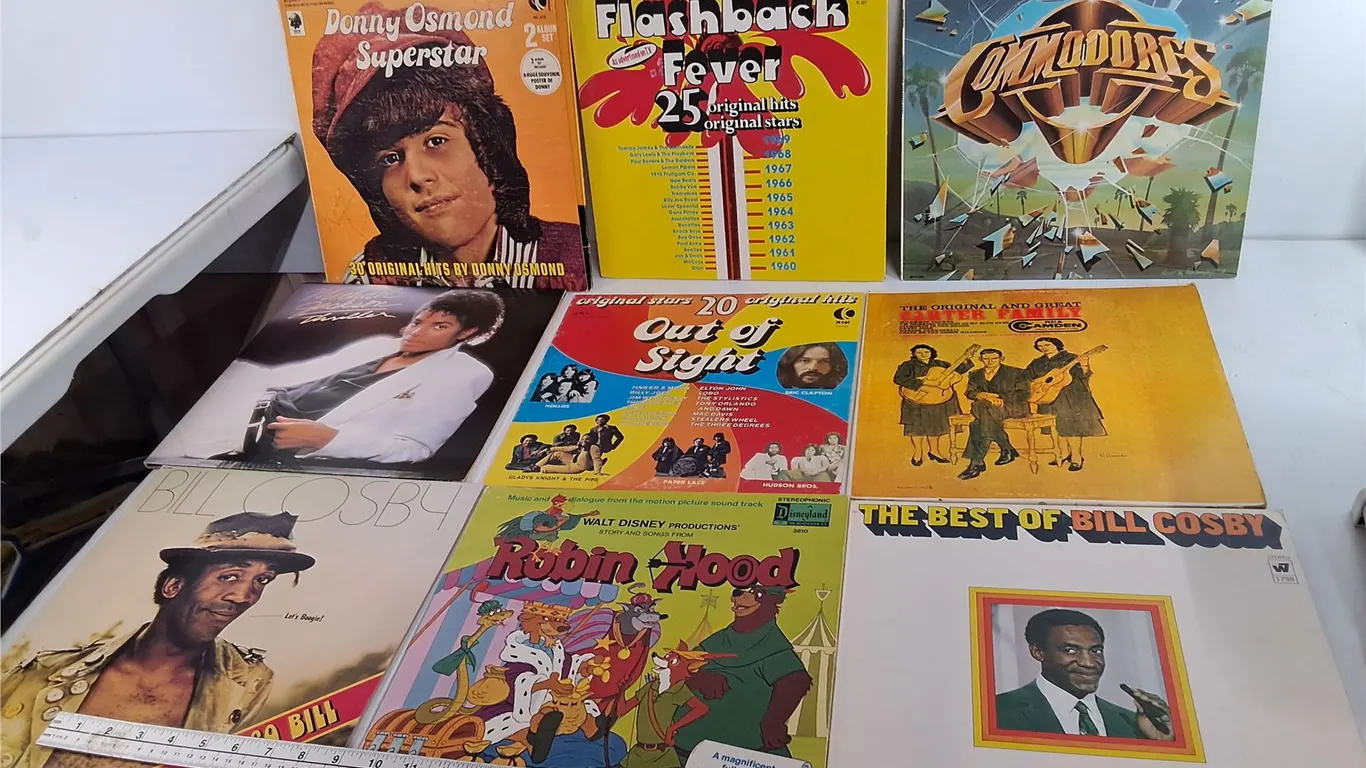 (9) Records- Michael Jackson, Bill Cosby, Donny Osmond, Misc.