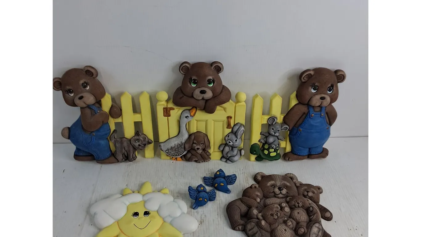 Child Themed Ceramic Wall Decor