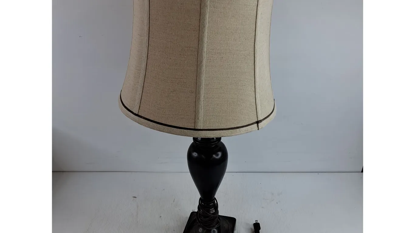 Table Lamp 27", Powers On, As Is, PICKUP ONLY