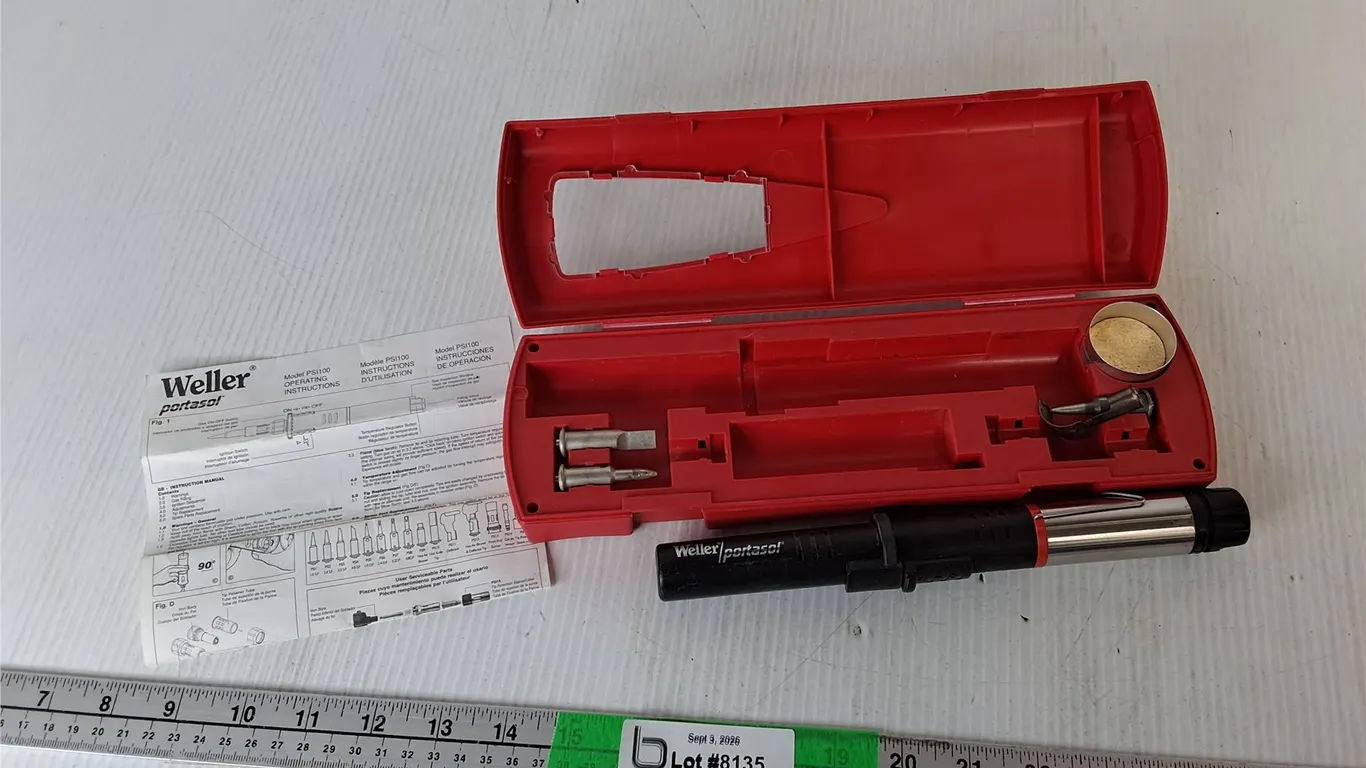 Weller Butane Soldering Iron Kit