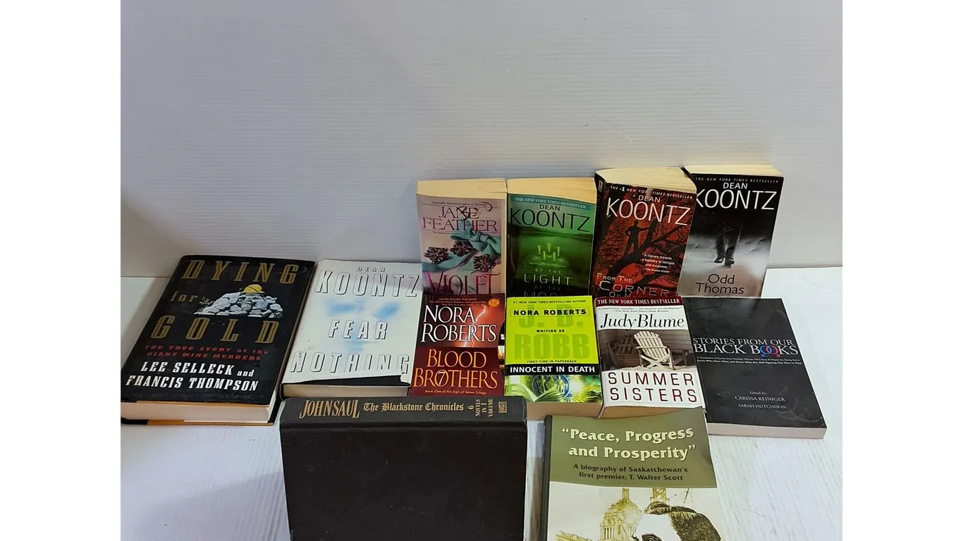 Various Books- Summer Sister, Dean Koontz, Nora Roberts, Lee Selleck & Francis Thompson