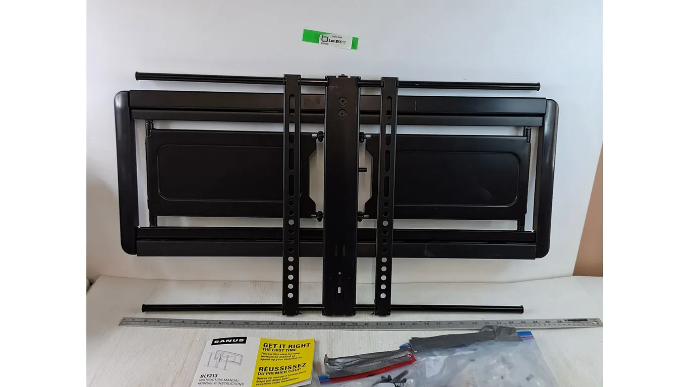 Sanus BLF213 TV Wall Mount with Screws, Washers, Misc and Instruction Manual, Pickup Only