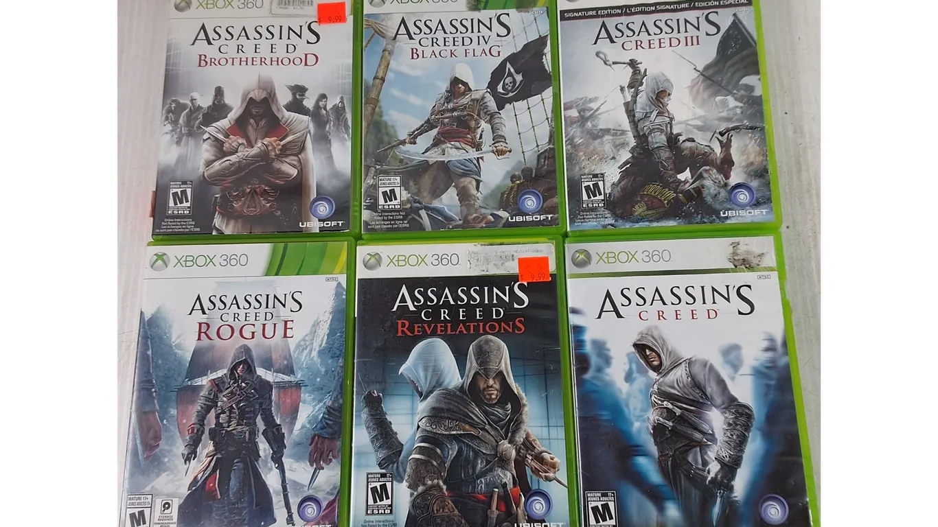 (6) XBOX 360 Games, Assassin's Creed Series
