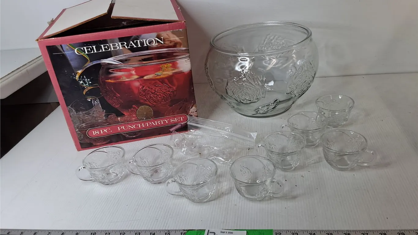 Celebration Glass Punch Set