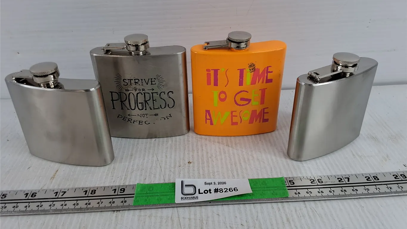 Assorted Liquor Flasks