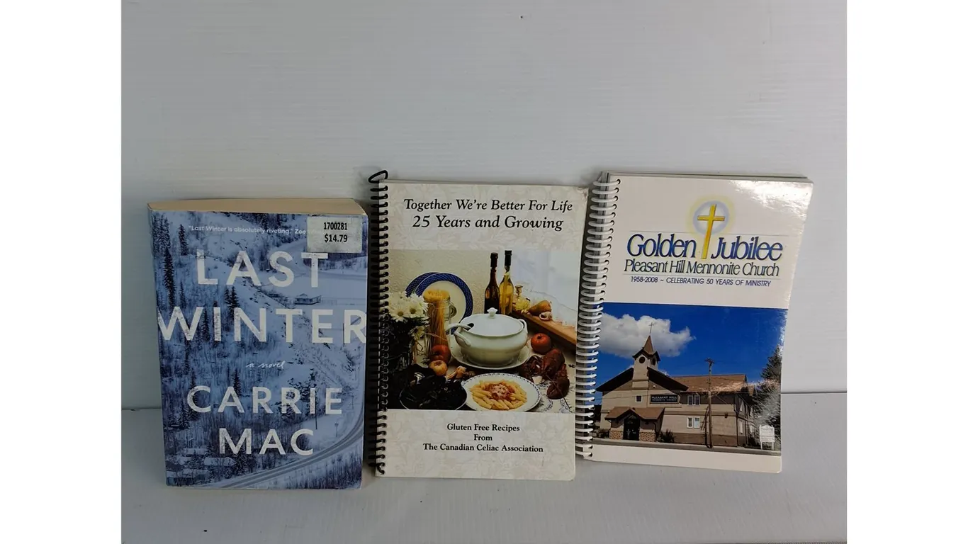 Fiction Book and Cookbooks (2)