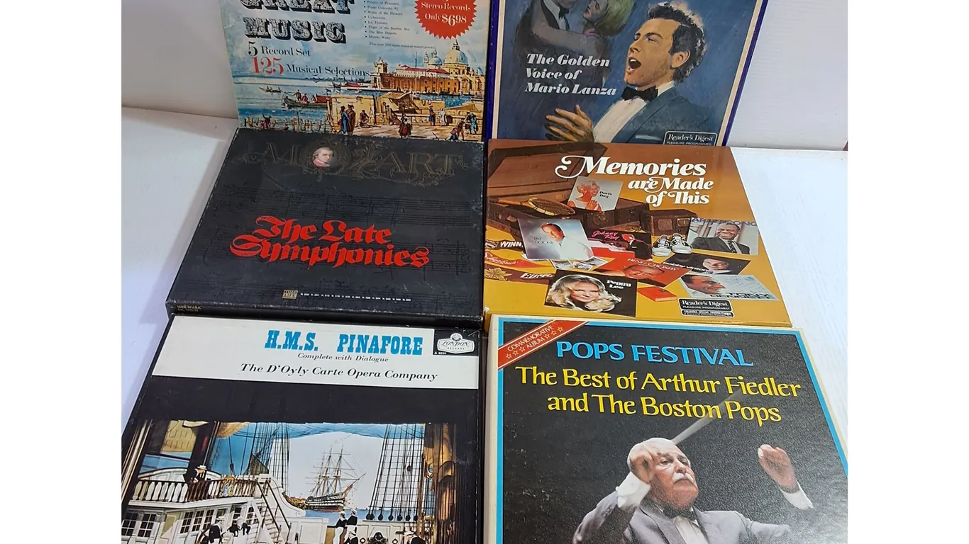 (6) Sets of Vinyl Records
