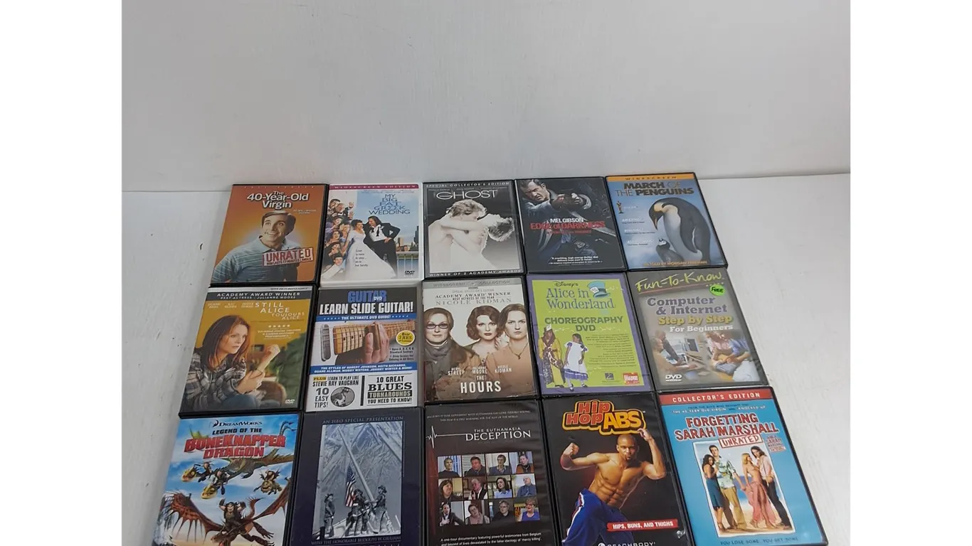 (15) DVD Movies - Ghost, Still Alice, March of the Penguins