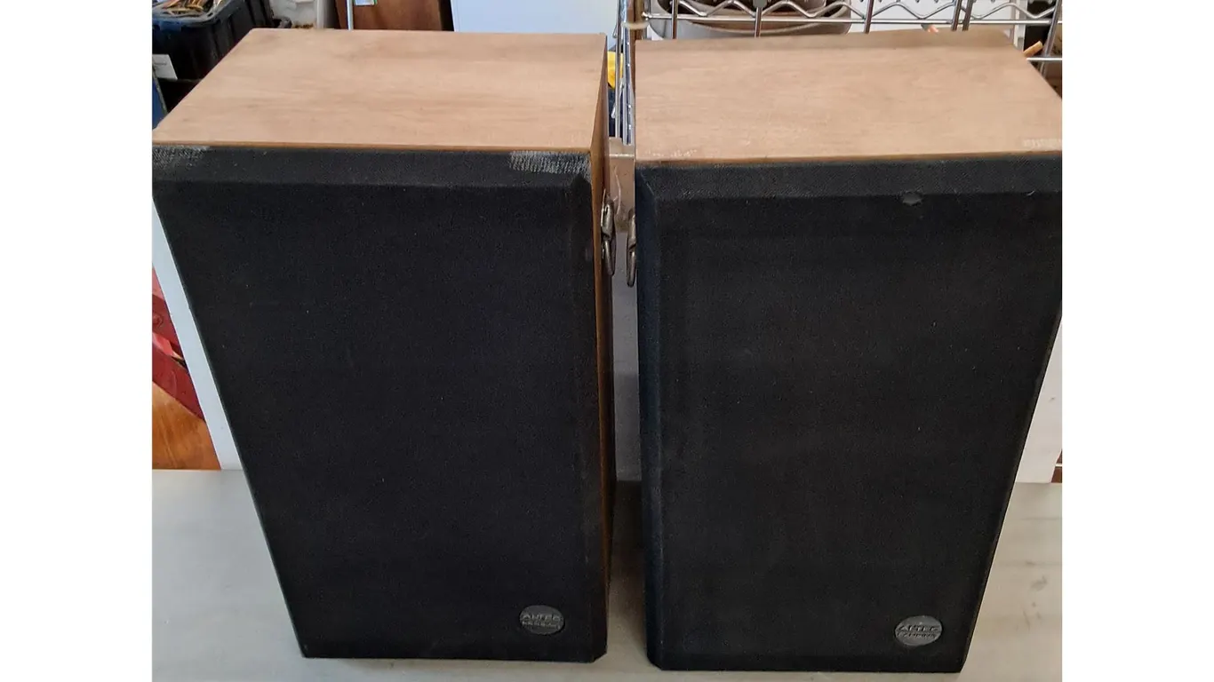 *(2) Altec Lansing Speakers - As Is, PICKUP ONLY 26" X 14" X 11"