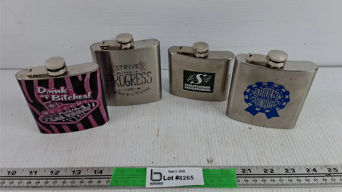 Assorted Liquor Flasks