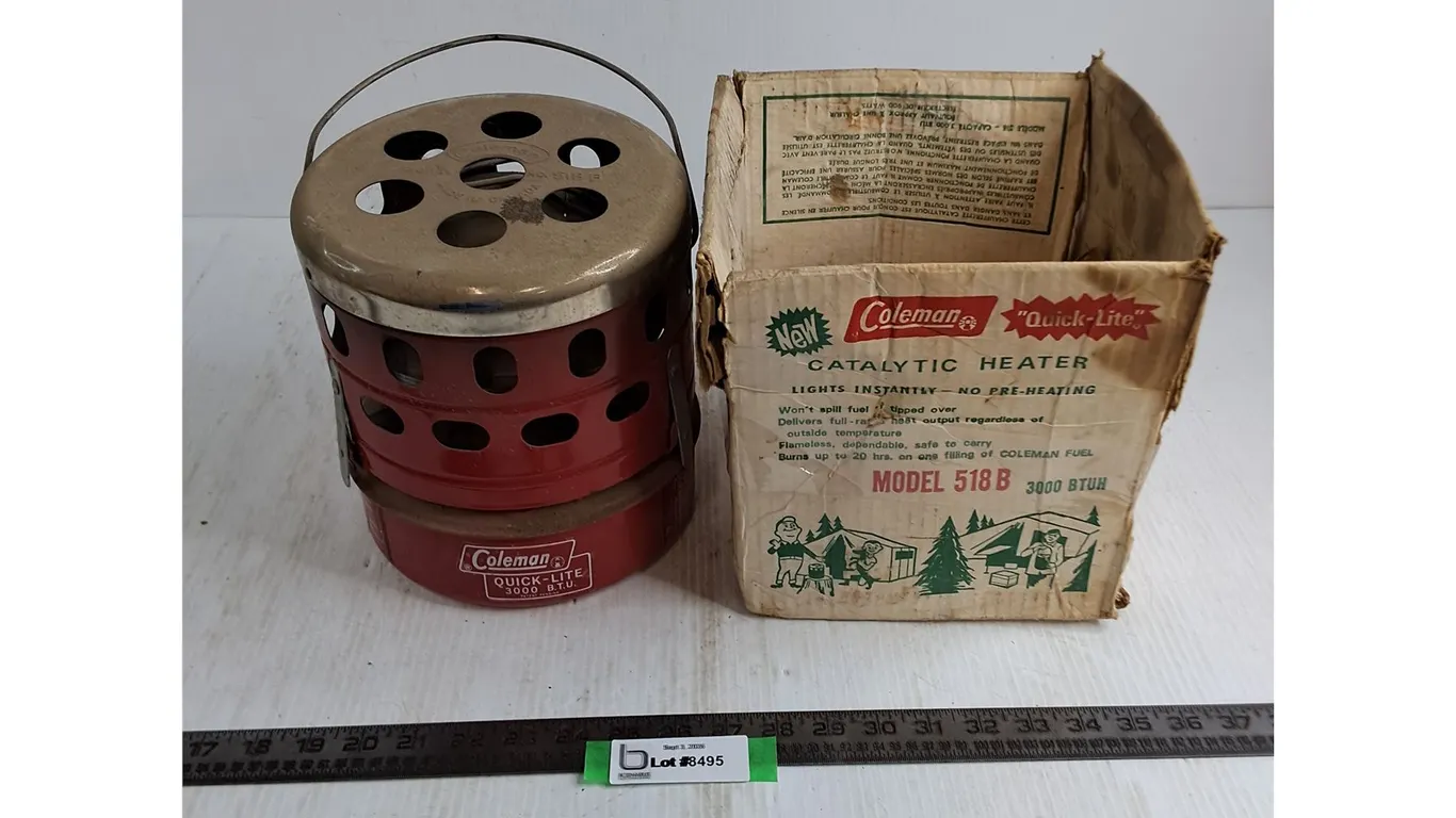 Vintage Coleman 518B Catalytic Heater