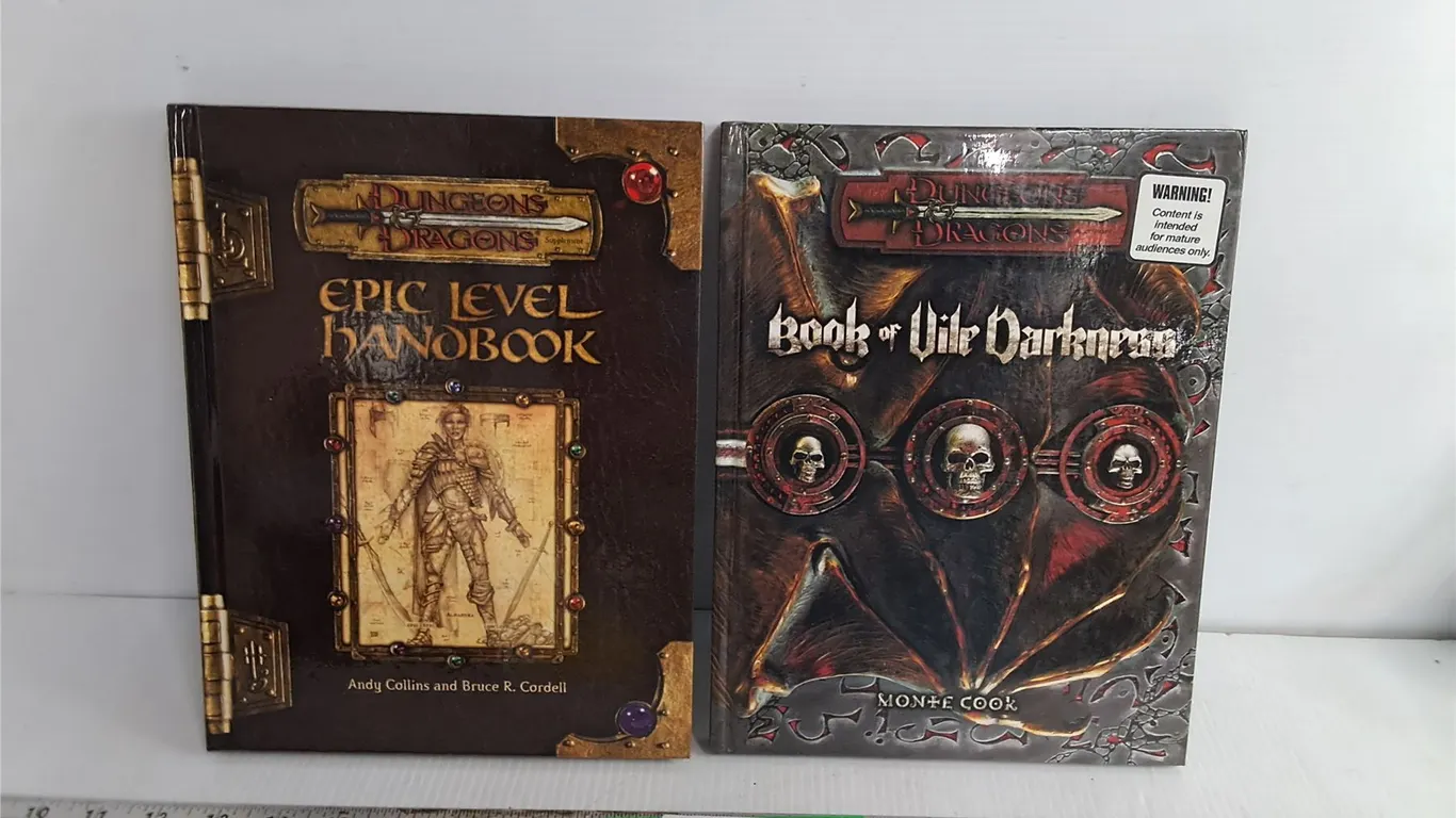 (2) Dungeons & Dragons Books