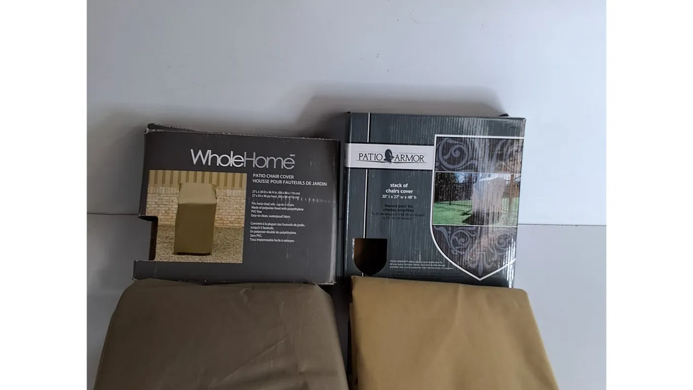 (2) Patio Chair Covers