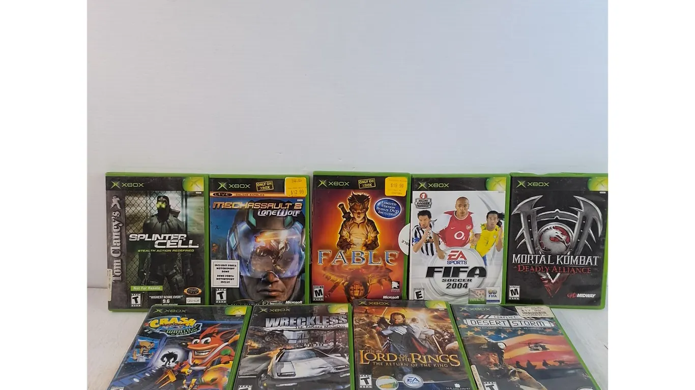 Xbox Games - Soccer, Lord of the Rings, Mortal Kombat, Etc