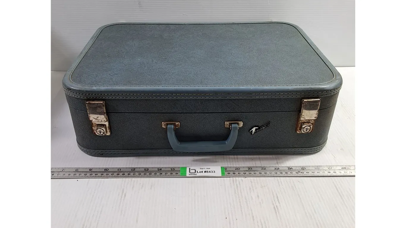 Vintage MCM Travelgard Hard-Shell Suitcase, Pickup Preferred