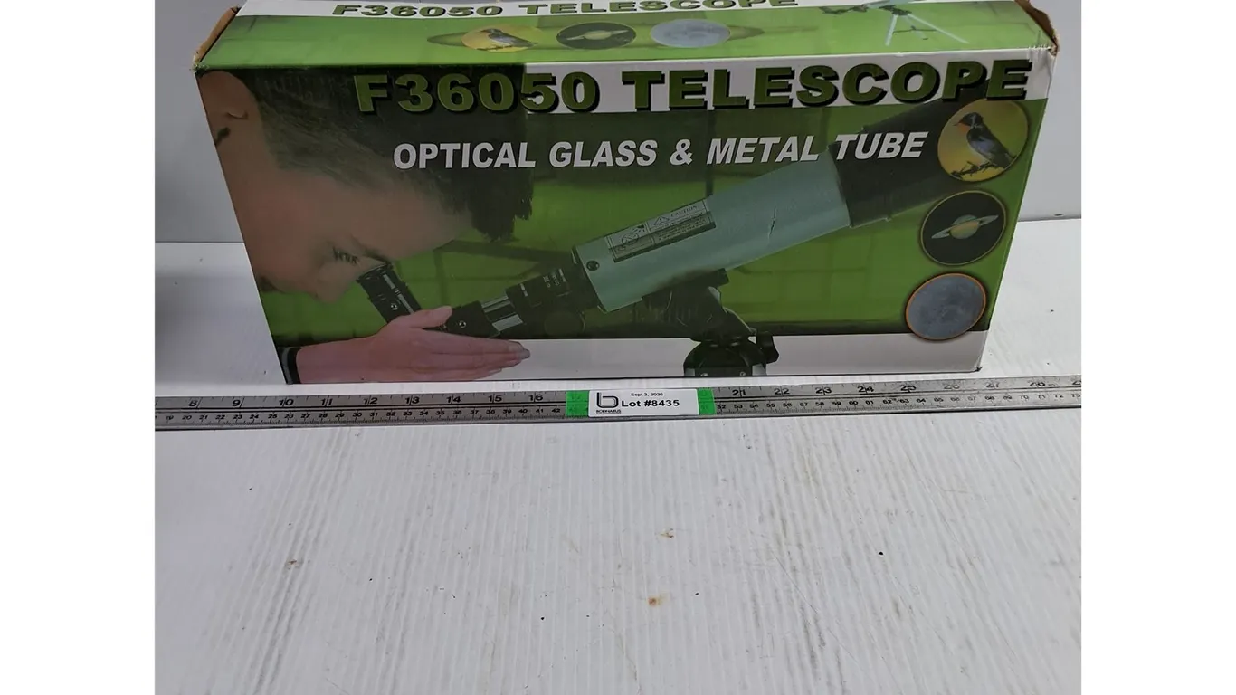 (1) F36050 Entry Level Telescope-Features 50mm Objective lens and 360mm focal length