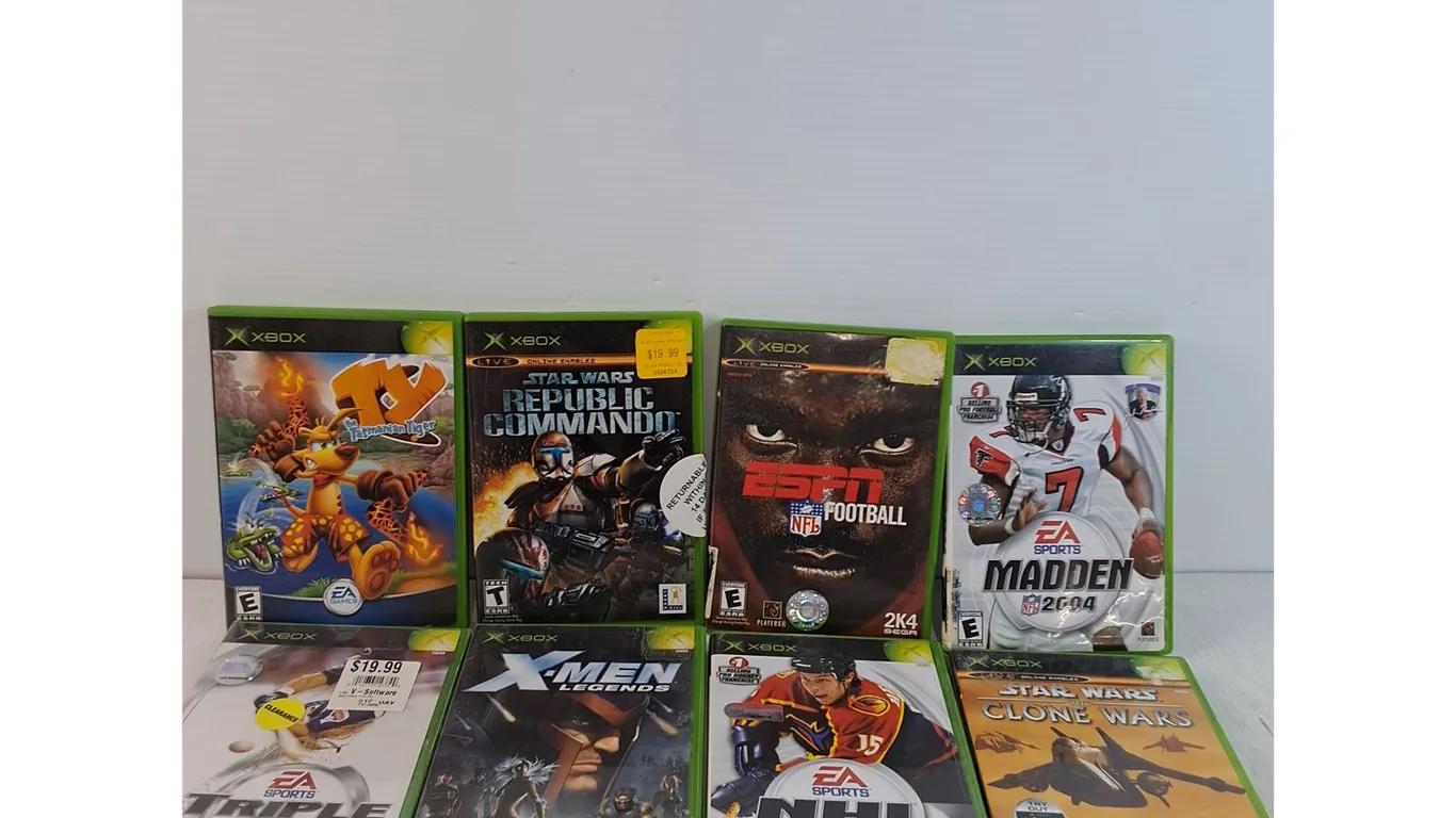 Xbox Games - Star Wars, Football, X-Men