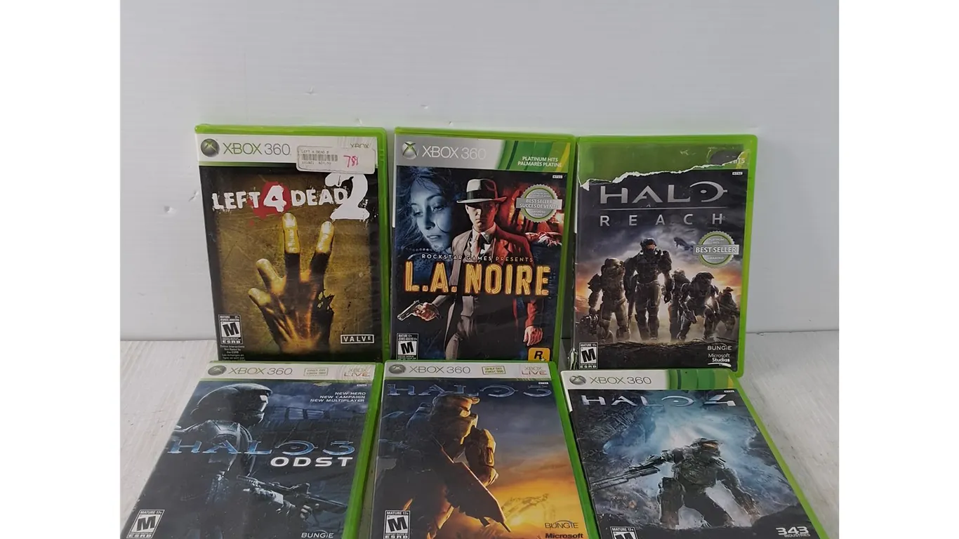 Xbox 360 Games - Halo, Left 4 Dead 2, Etc