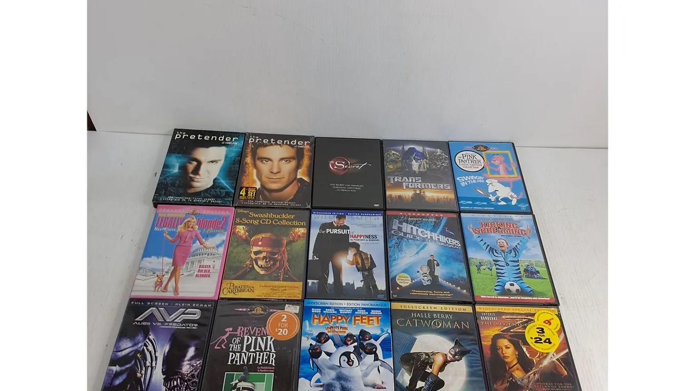 (15) DVD Movies - Zorro, The Secret, AVP