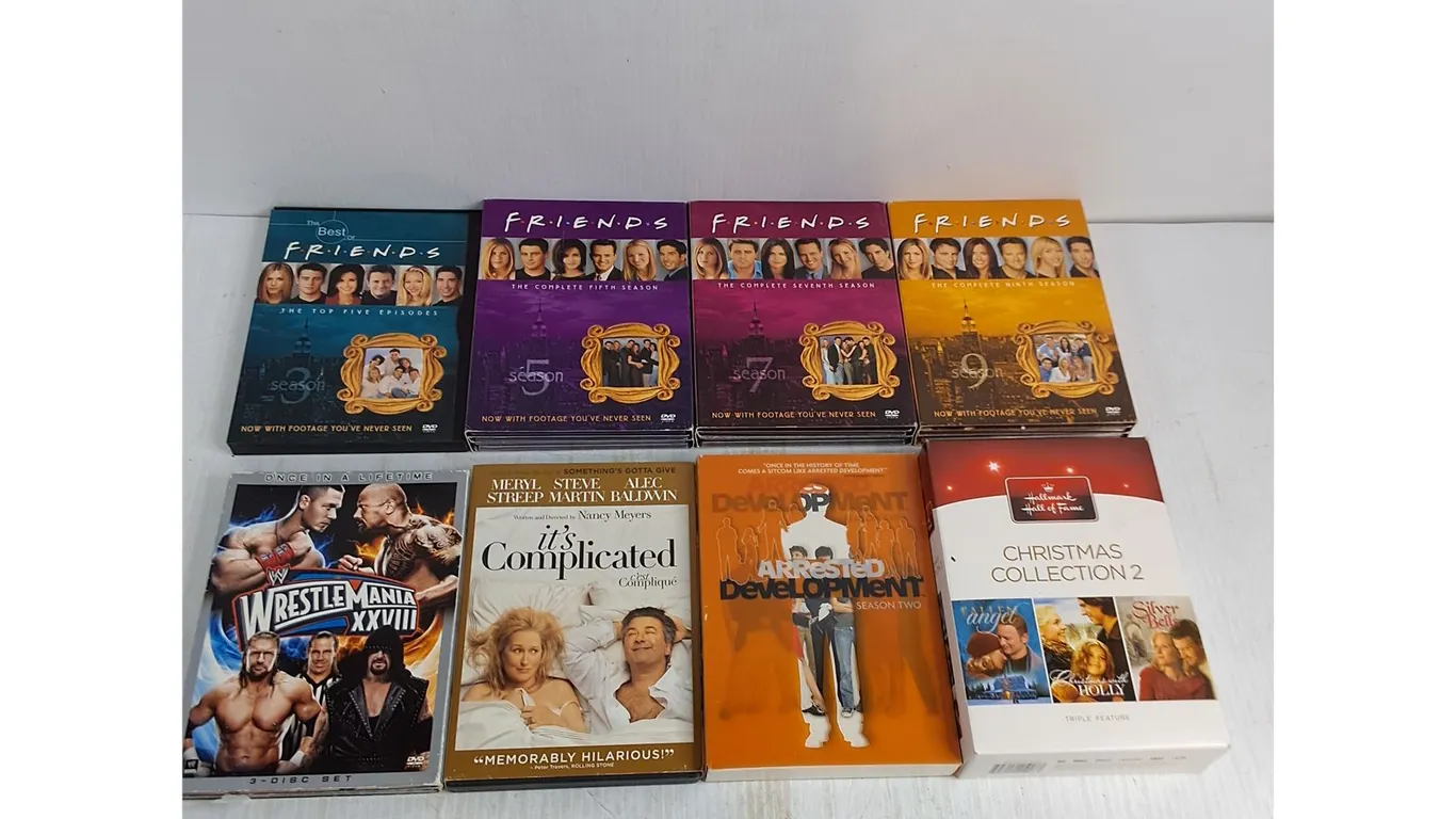 (8) DVD/Box Sets - Friends, Arrested Development, Christmas Collection 2